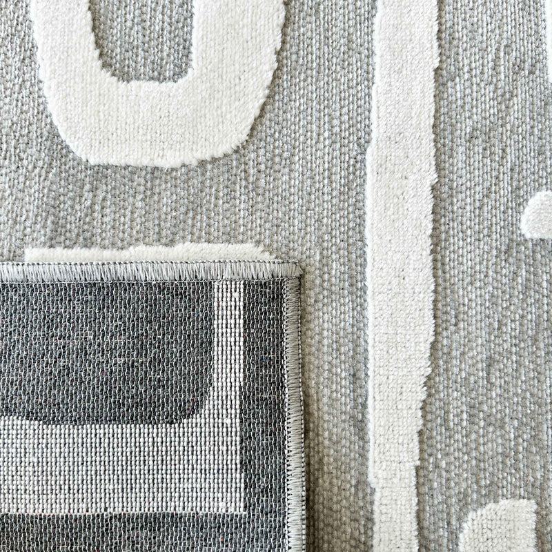 Tapis Garden 951 - Motif Abstrait - Gris - Intérieur