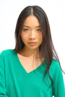 Pull Col V - Gardoria - Menthe