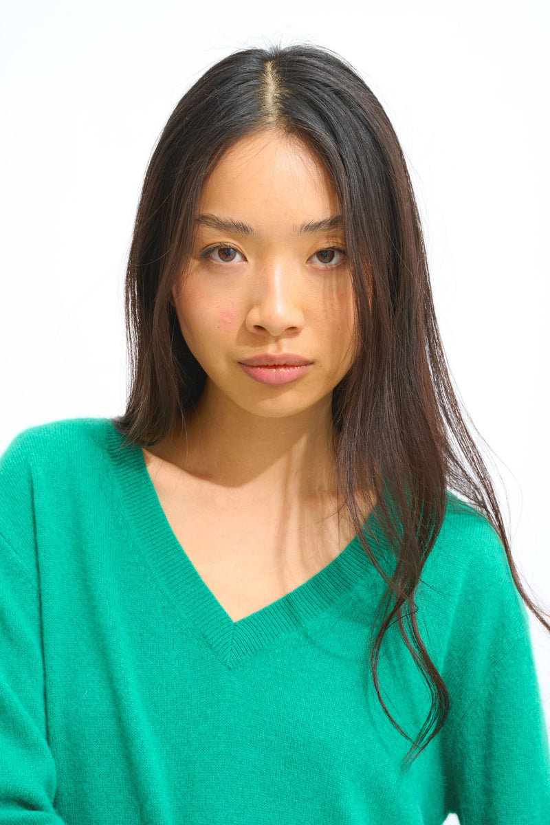 Pull Col V - Gardoria - Menthe