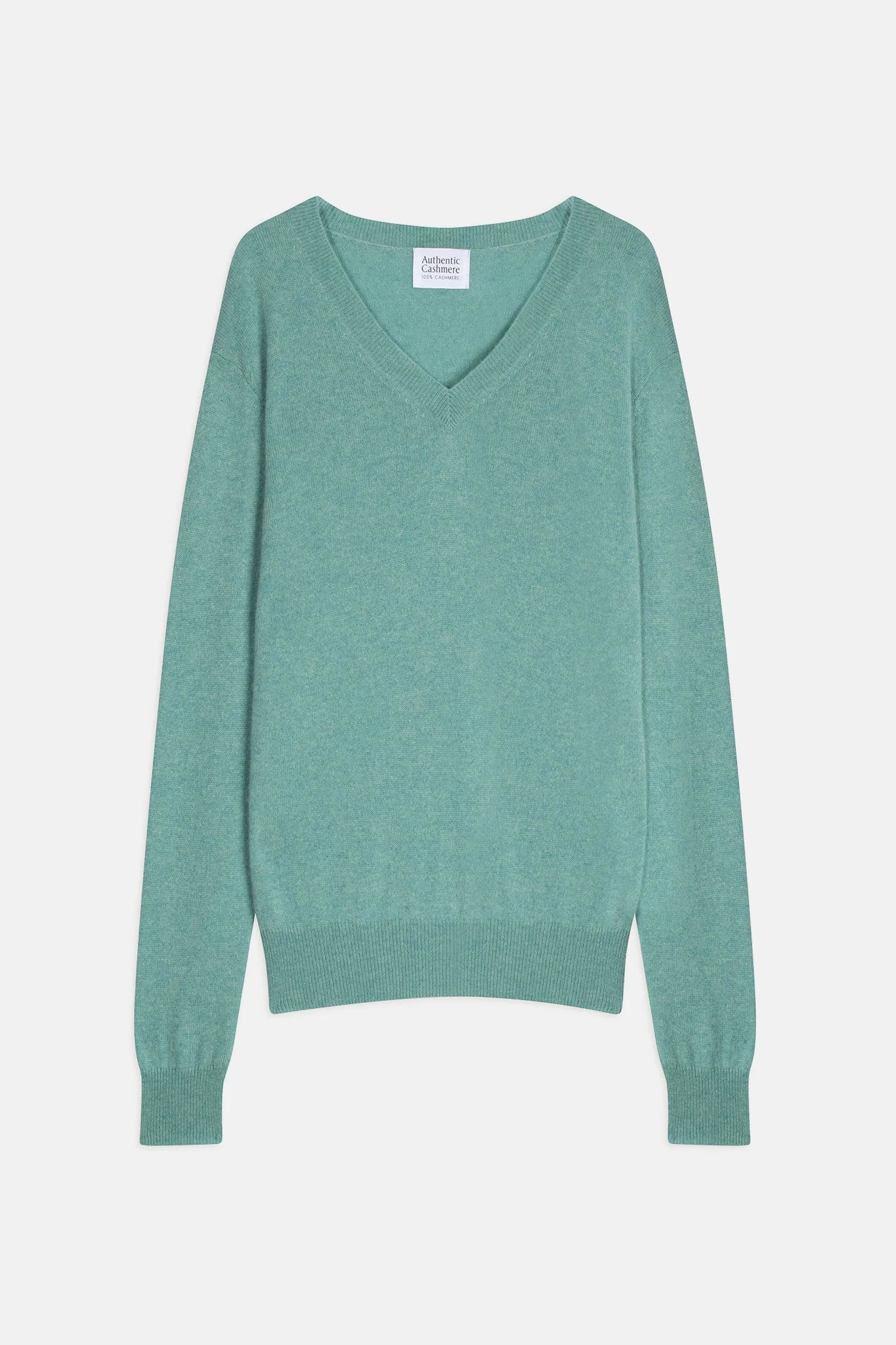 Jersey Cuello V - Gardoria - Verde Jaspeado