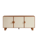 Buffet Gaston 3 Portes - Placage Frêne Cannage