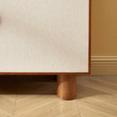 Buffet Gaston 3 Portes - Placage Frêne Cannage