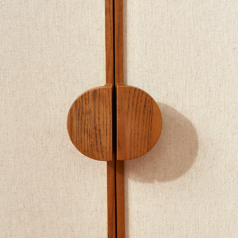 Buffet Gaston 3 Portes - Placage Frêne Cannage