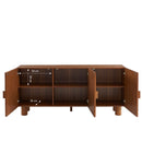 Buffet Gaston 3 Portes - Placage Frêne Cannage