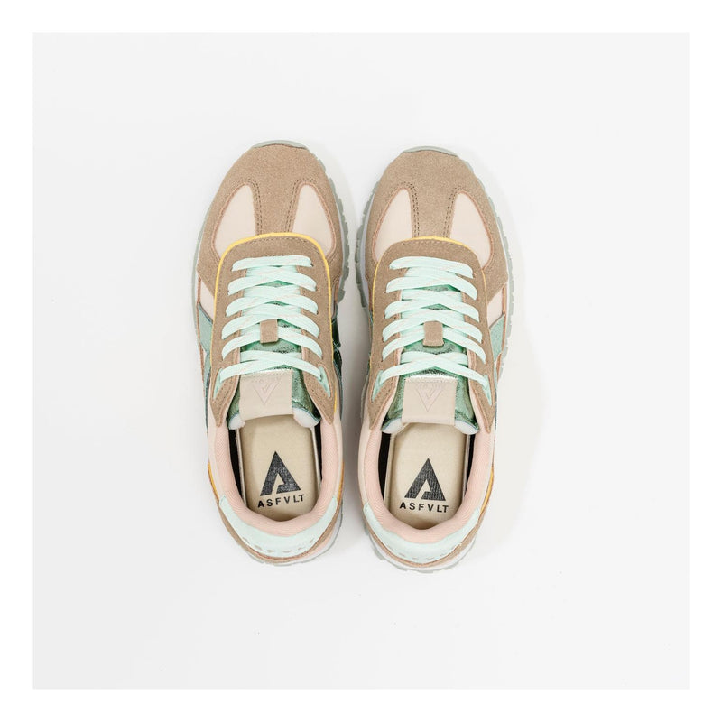 Sneakers Gate Beige-Ocean-Pink