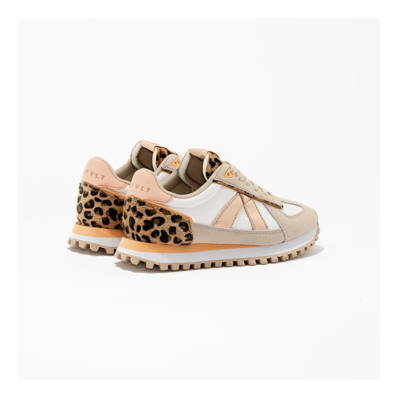 Sneakers Gate Beige-Peach-Leopard