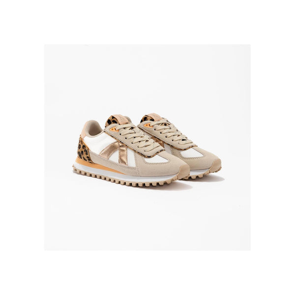 Sneakers Gate Beige-Peach-Leopard