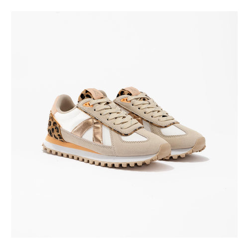 Sneakers Gate Beige-Peach-Leopard