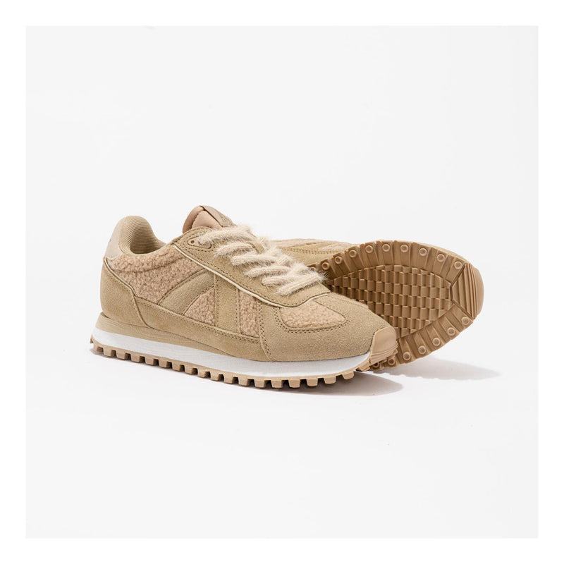 Sneakers Gate Beige-Cream-Sherpa