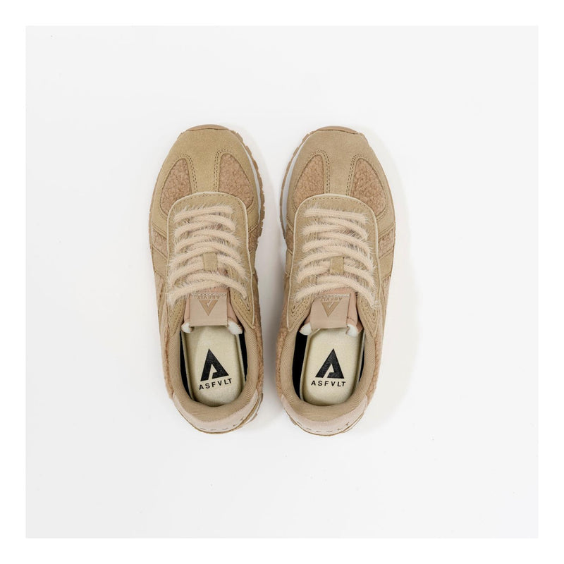 Sneakers Gate Beige-Cream-Sherpa