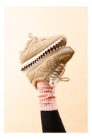 Sneakers Gate Beige-Cream-Sherpa