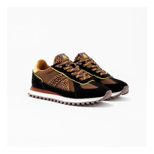 Sneakers Gate Black-Brown-Safari