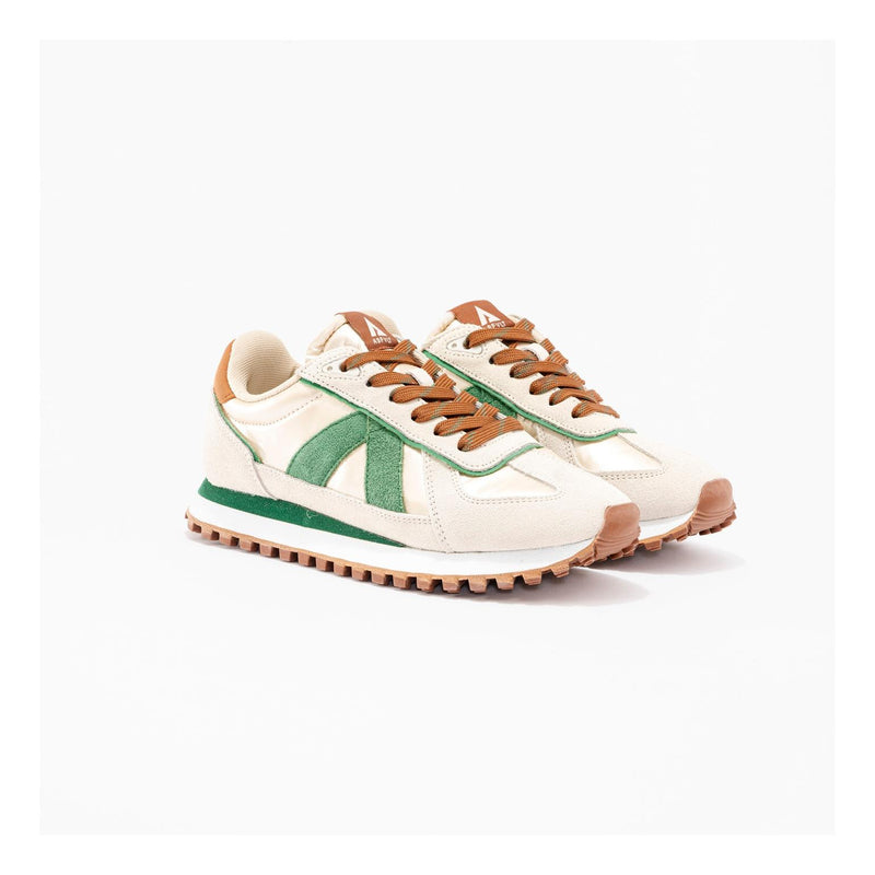 Sneakers Gate Turtle-Green-Cognac