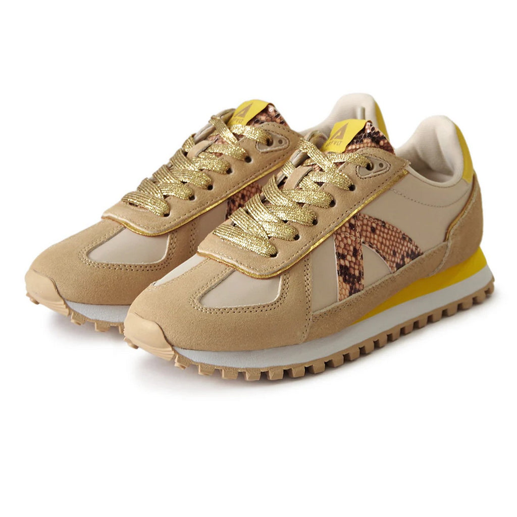 Sneakers Gate - Tan/Snake/Yellow