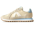 Sneakers Gate - Off White/Beige Pony Hair/Blue