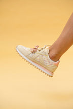 Sneakers Gate - Cream / White Tweed