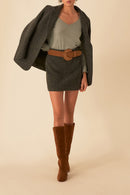 Tee Shirt Gata - Matcha