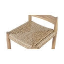 Set of 2 Bar Stools - Teva - Acacia Wood & Resin Rattan - H66Cm