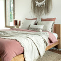 Plaid Frangé Bi-Matière Gatsby - Coloris Naturel