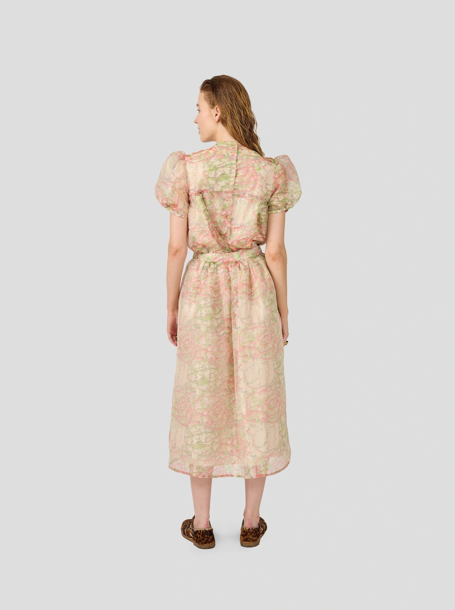 Gaya Blouse in Spray Print