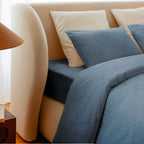 Drap housse gaze de coton - 4 coloris au choix