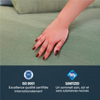 Drap housse gaze de coton - 4 coloris au choix