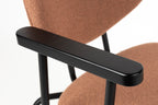 Zelo - Fauteuil De Salle À Manger - Métal - Rose
