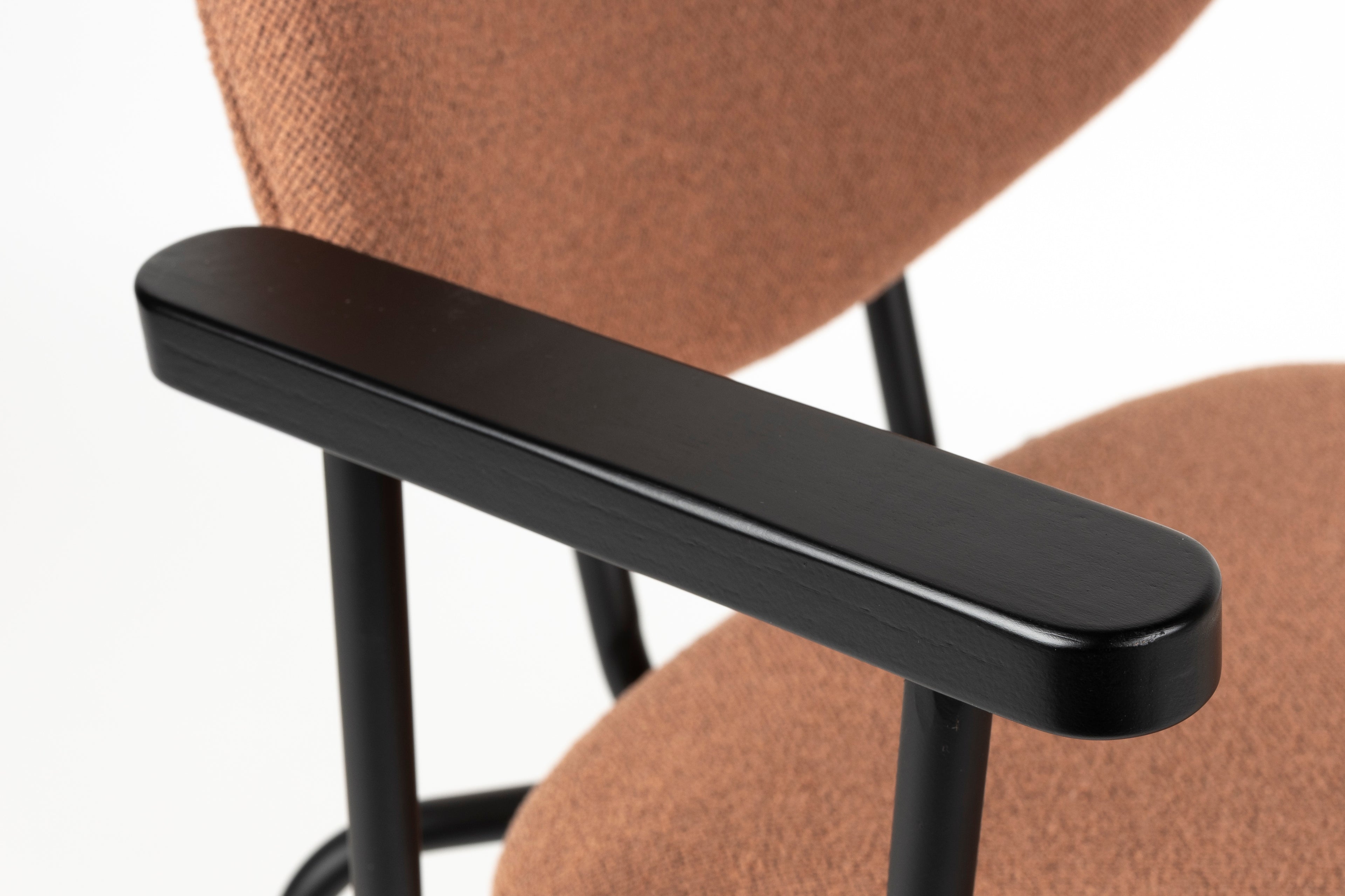 Zelo - Fauteuil De Salle À Manger - Métal - Rose