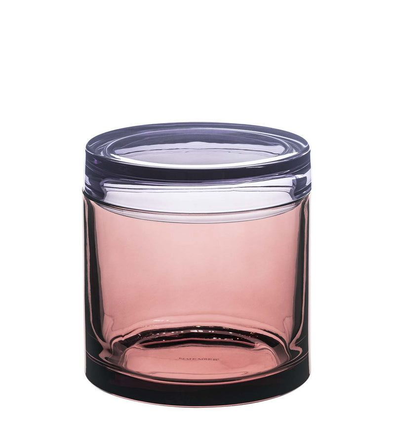 Decorative Glass Box - Size S - Pink