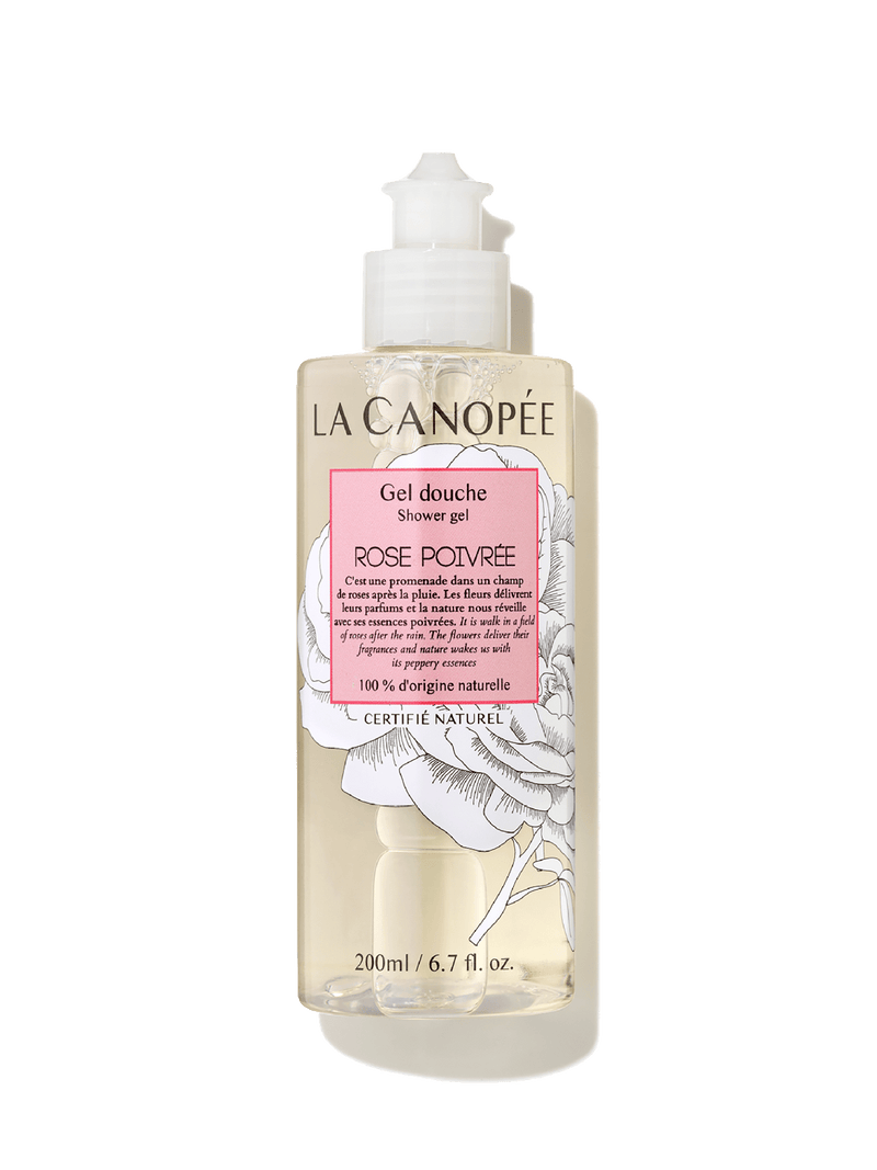Gel de ducha de rosa picante