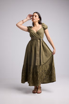 Long Dress - Gena - Khaki