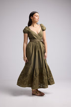 Long Dress - Gena - Khaki