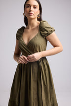 Long Dress - Gena - Khaki