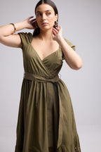 Long Dress - Gena - Khaki