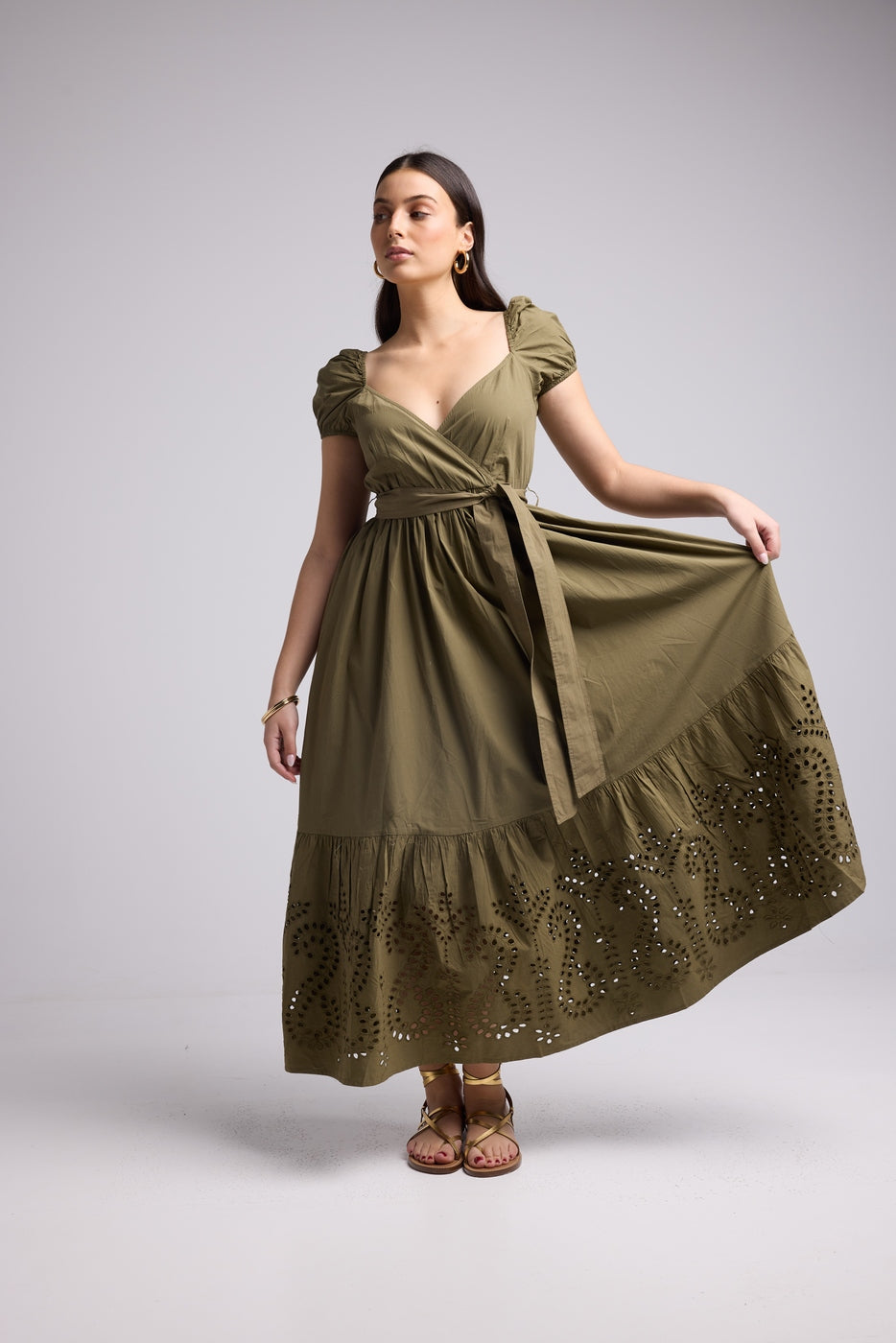 Long Dress - Gena - Khaki