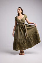 Long Dress - Gena - Khaki