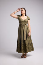 Long Dress - Gena - Khaki