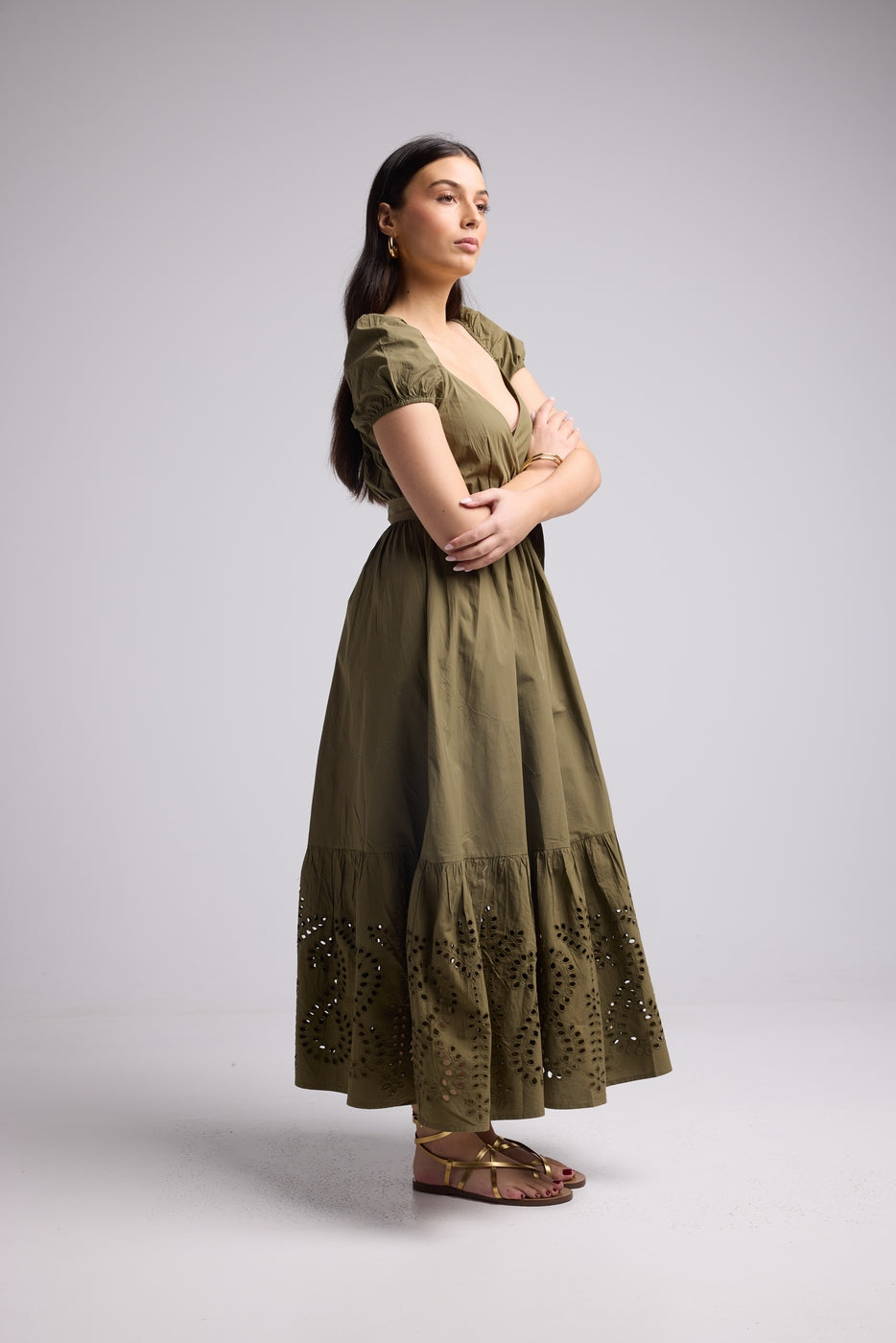 Long Dress - Gena - Khaki