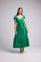 Robe Longue - Gena - Vert