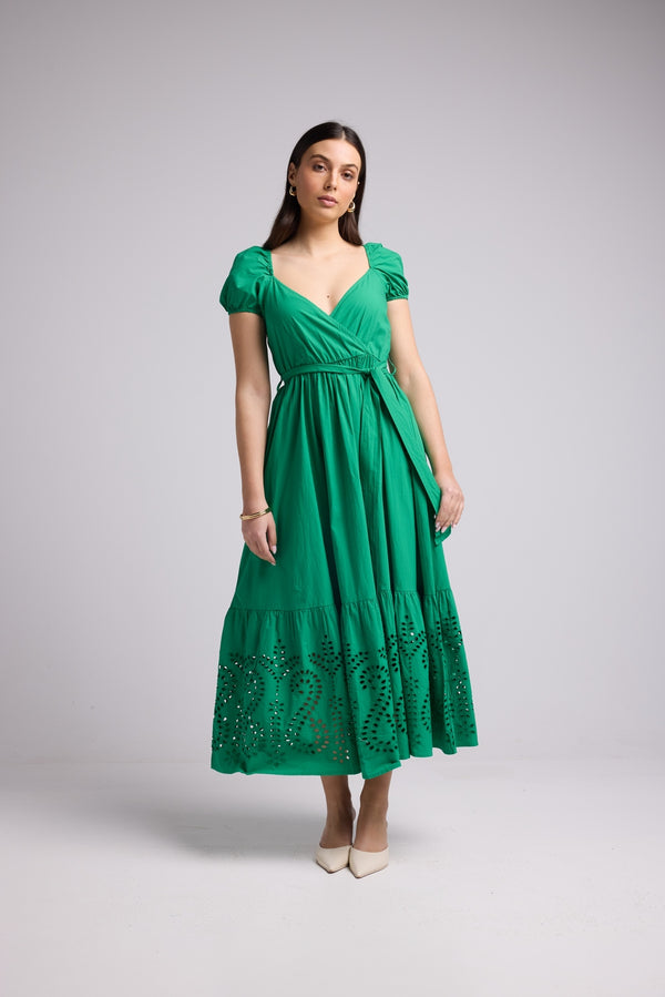 Robe Longue - Gena - Vert