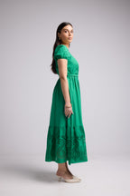 Robe Longue - Gena - Vert