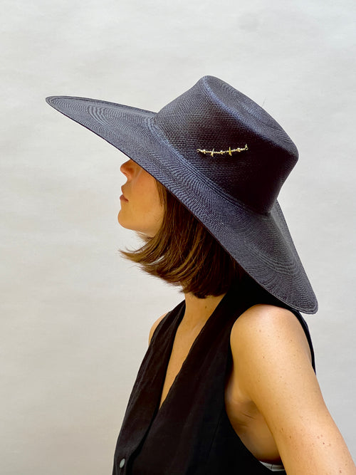 Chapeau Paille Gena Xl - Black