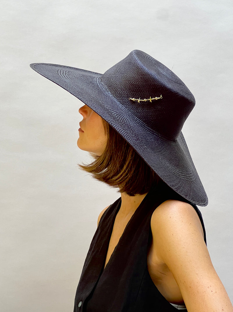 Chapeau Paille Gena Xl - Black