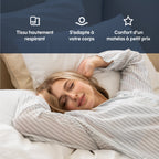 Surmatelas Cloud - fibre de polyester - 5cm