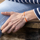 Bracelet Génois - Orange Fluo