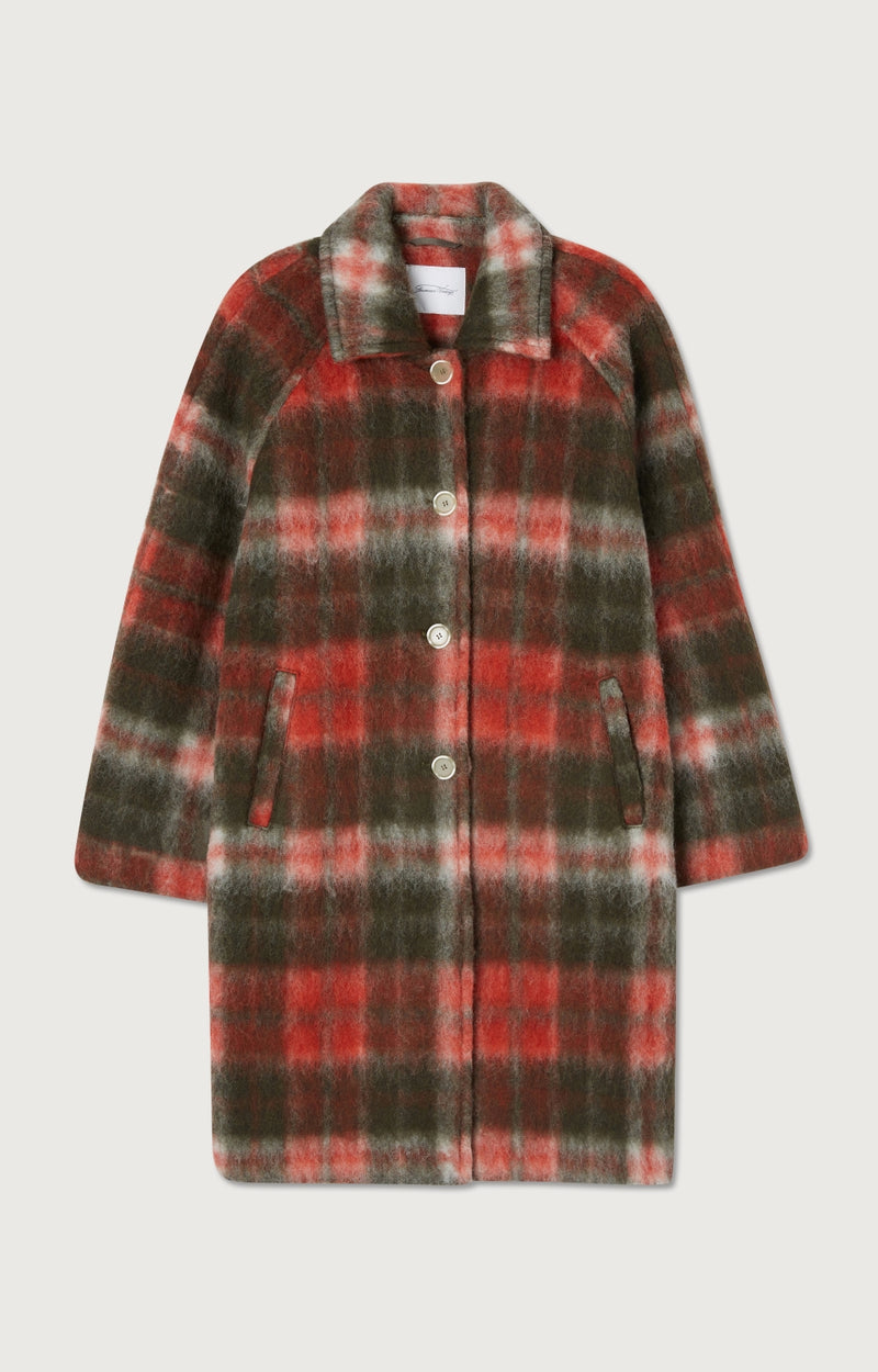 Manteau Geomark - Kaki Tartan