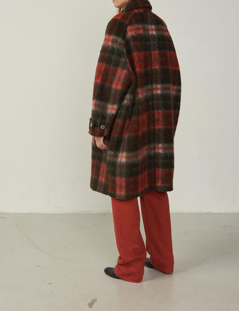 Manteau Geomark - Kaki Tartan