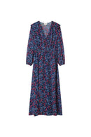 Robe Longue Geraldine Marine