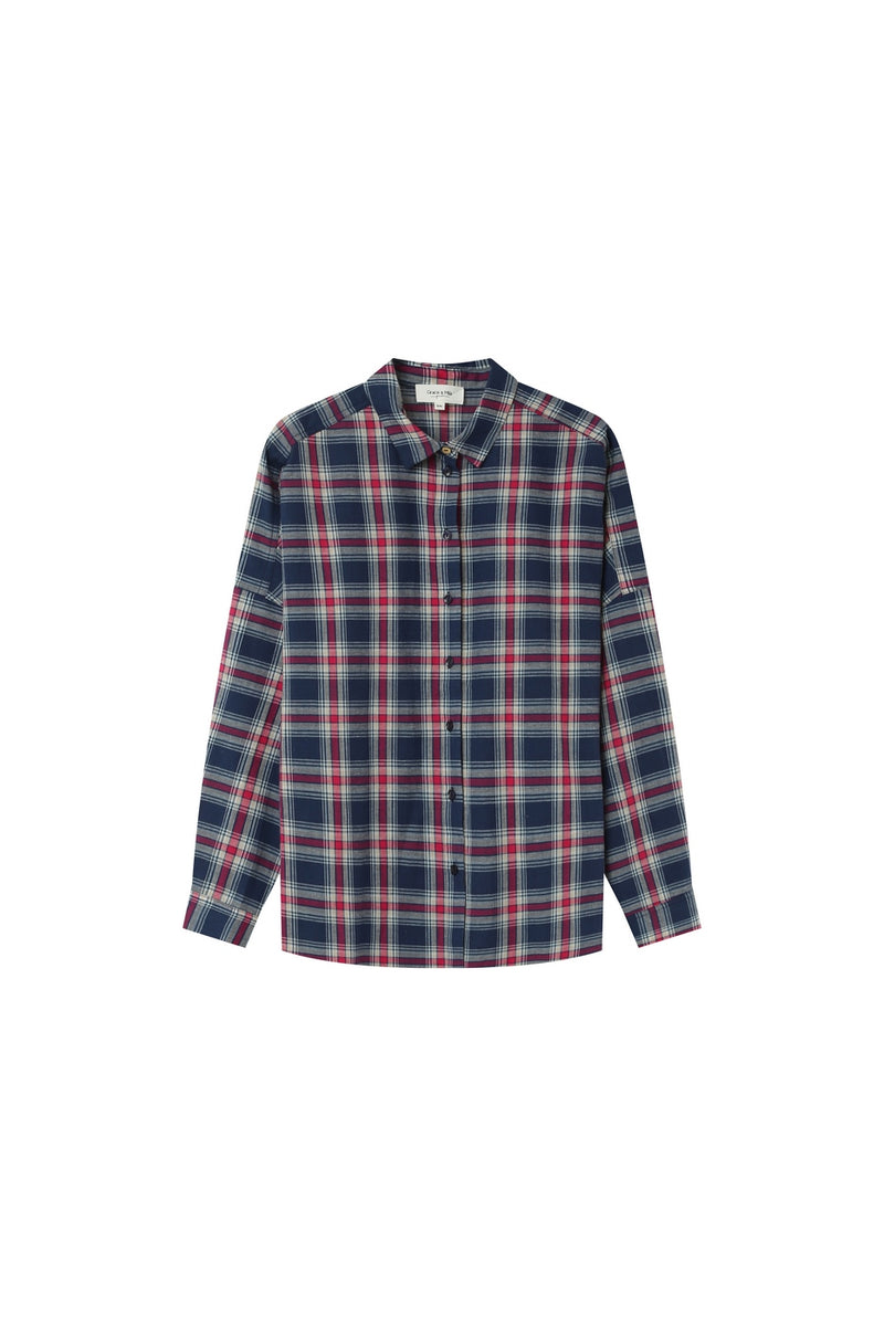 Camisa azul marino Gervais