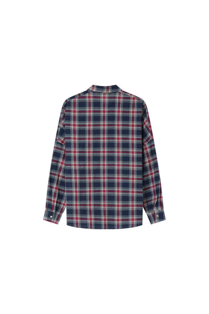 Camisa azul marino Gervais